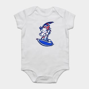 Star Spangled Dragon Baby Bodysuit